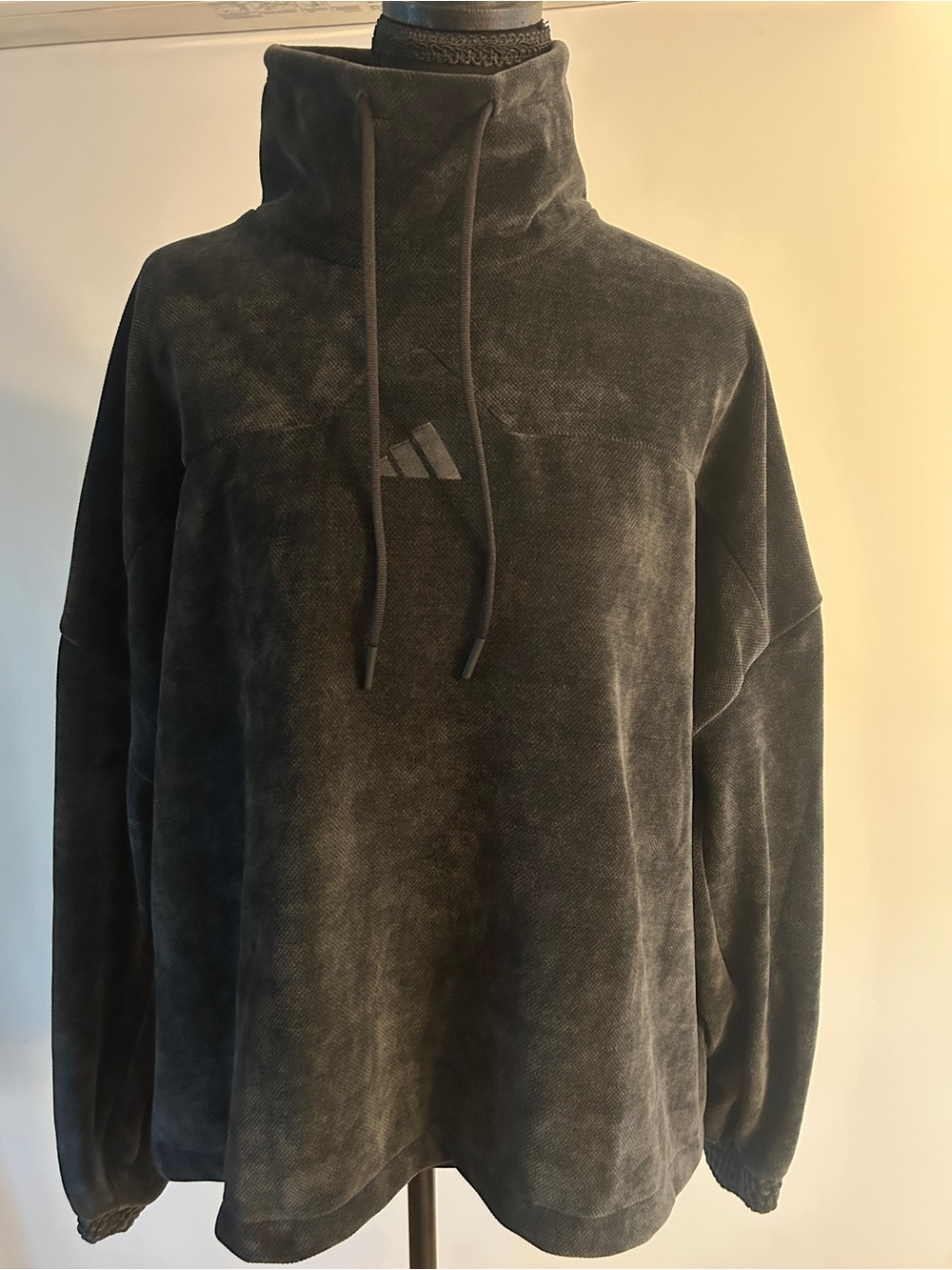 adidas Black Women's Tiro Q4 Sweatshirt.